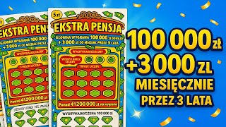 Zdrapki Lotto 🎲 EKSTRA PENSJA #0774 👉 PREMIERA 👉 10 zdrapek