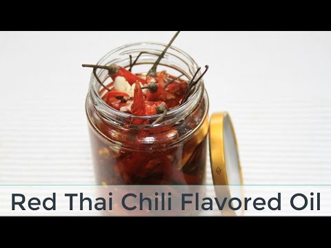 Thai Red Chili Flavored Oil | Spicy Food - YouTube