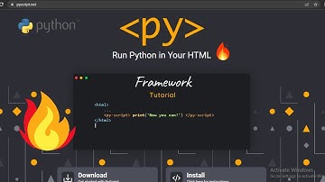 PyScript + Python + HTML | It