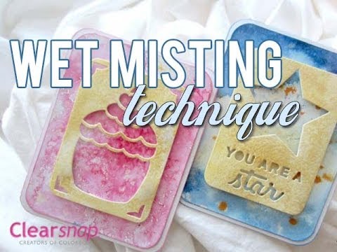 Misting Technique: Wet into Wet with SMOOCH Spritz with Vivian Keh - How to Use Spray Inks