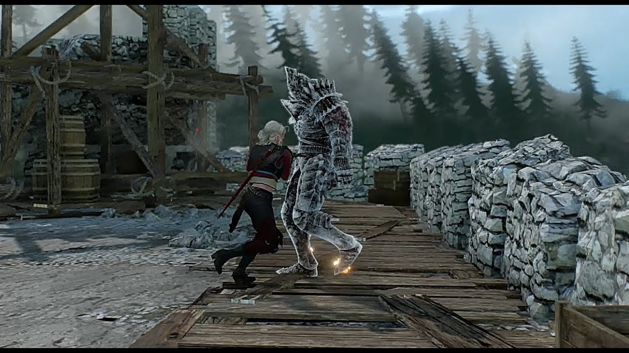 The Witcher 3 Bataille De Kaer Morhen The Witcher 3: Wild Hunt // Inolvidable Batalla de Kaer Morhen contra