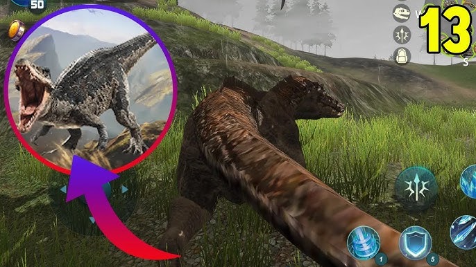 Jogo de Dinossauro Baryonyx Simulator Para Celular Android ios Gameplay  Parte 12 