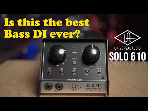 Universal Audio Solo 610 preamp and D.I - YouTube