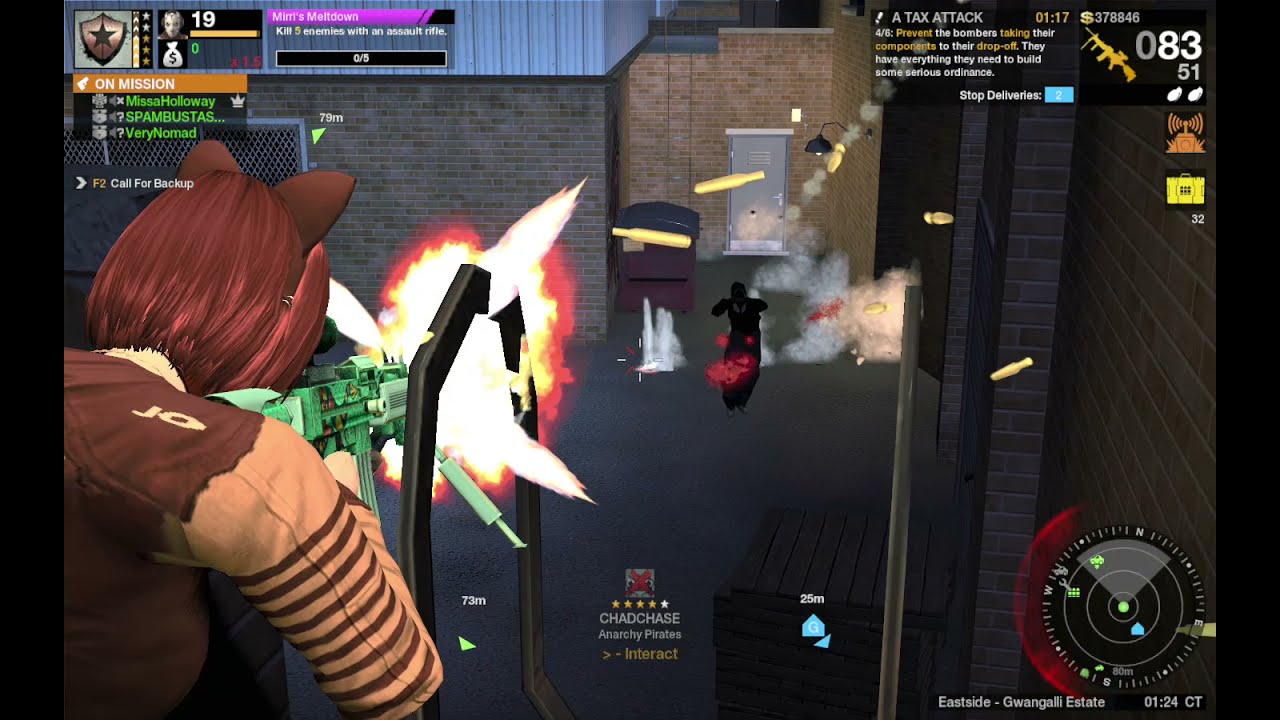 APB Reloaded AMG-556 ''Medusa'' Gameplay (Loud Music)