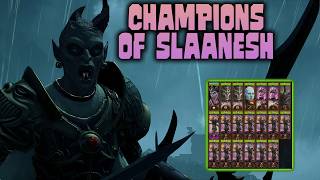 Champions of Slaanesh—must be my favorite army composition/doomstack from Slaanesh