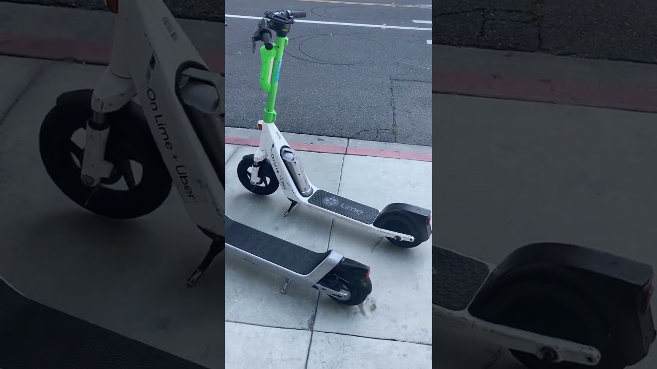 Bird Scooter and Lime Scooter