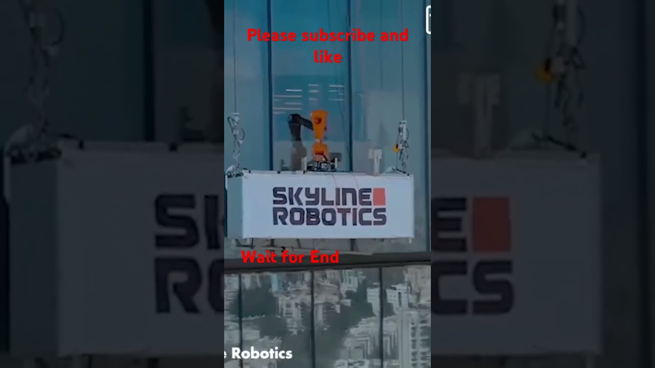 This robot cleans windows for high-rise buildings 