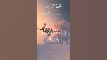 الله نور السموات والأرض #القارئ_ايمن_موسى