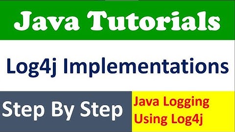 How to implement Log4j in Java Step By Steps | How to use log4j in Java | Full Guide in Hindi