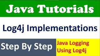 Celebrity How to implement Log4j in Java Step By Steps | How to use log4j in Java | Full Guide in Hindi Profile