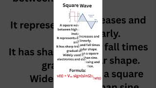 Different Types of Waveforms Explained 🔥 #engineering #arduino #shorts