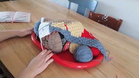 C2C Graphghan tutorial : how to keep yarn organized and untangled.