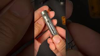 KeyUnity KF04 titanium alloy mini AAA flashlight #edc #keychain #edcgear #edcknife #titanium