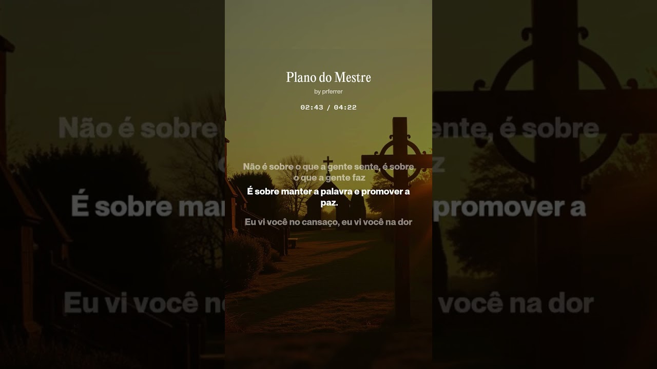 Plano do Mestre – Música Cristã Country Soul Sobre Amor e Propósito Divino | Fé Sem Filtro
