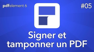 Signer ou tamponner électroniquement un PDF avec PDFelement 6 pour Mac - Tuto#05