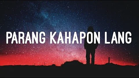 MM MADRIGAL - Parang Kahapon Lang (Lyrics)