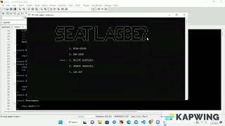 Console Project in C programming. Bus ticket booking app.