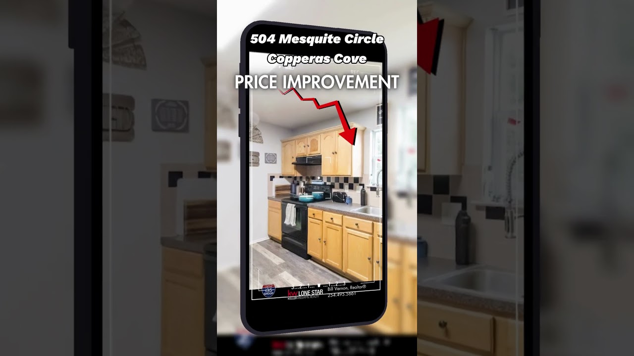 Amazing Deal On This Copperas Cove Home - Price Drop!