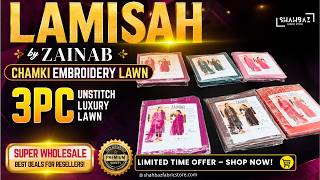 Luxury Lamisah 3Pc Vol 3 2026 Most Demanding Item With | Pure Bamber Emb Dupata | Part 3 | Happy Eid