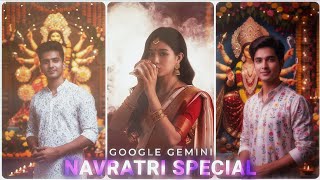Instagram Trending Durga Puja Photo Editing Prompt | Navratri photo editing 2025 | Google Gemini  screenshot 5