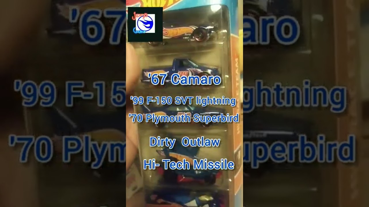 increíble 5 pack Hotwheels Race Team