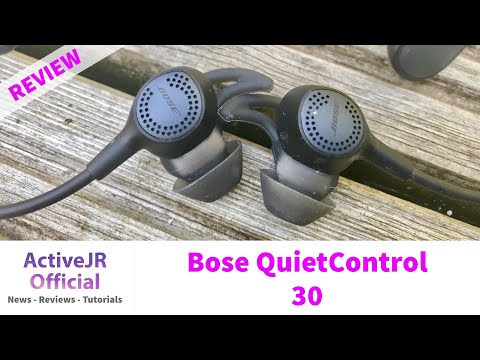Bose QuietControl 30 Review //Surprisingly good fitness earphones with noise cancelling