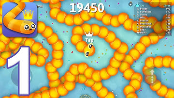 Snake.io Mobile - Gameplay Walkthrough Part 1 - Tutorial (iOS, Android)