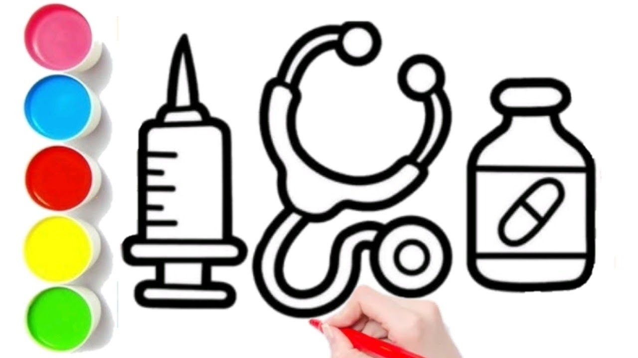 How to draw Doctor set. - YouTube
