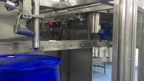 200L Automatic Open And Twist Cap Drum Filling Machine