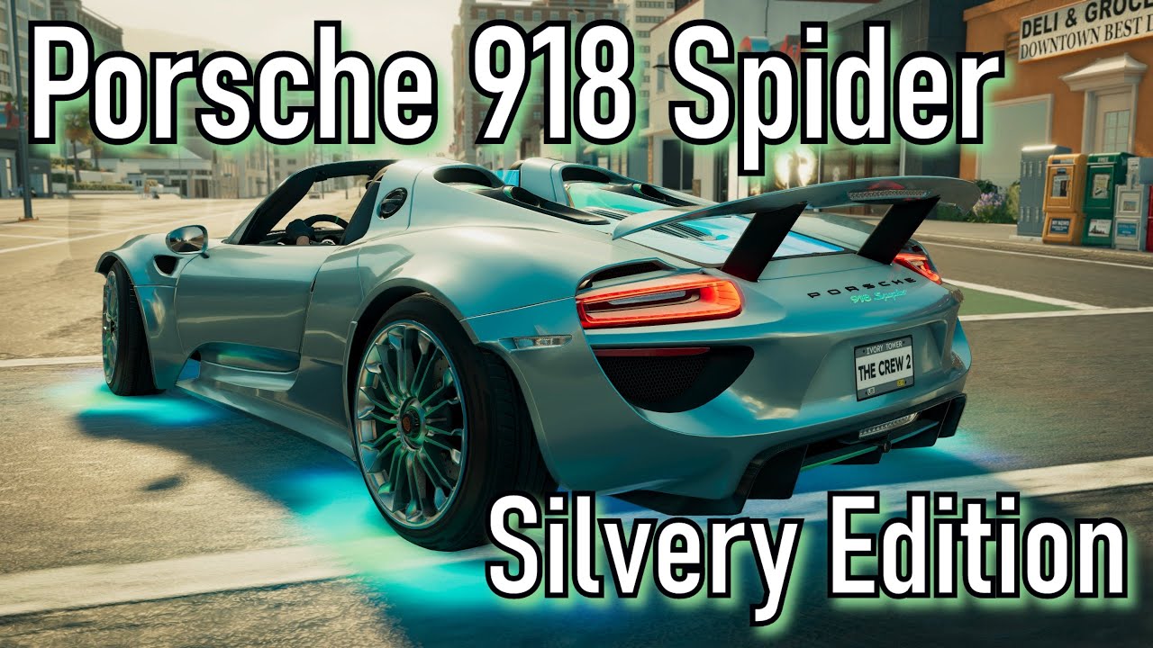 The Crew 2: Porsche 918 Spider Silvery Edition - YouTube