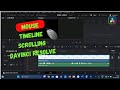 Timeline Scrolling With Mouse In Davinci Resolve | Step by Step
