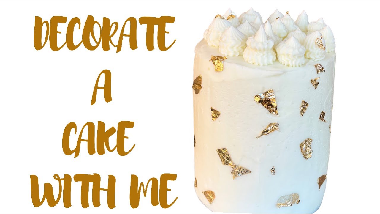 How To Make Your Own Edible Gold Leaf/Flakes For Cake Decoration 