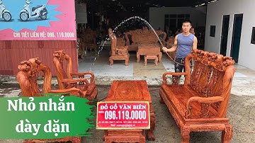Nhỏ Mà Có Võ: Minh Quốc Đào Gỗ Hương Đá Cột 10 Giá Chỉ 31.800.000 Mộc | Đồ Gỗ Văn Biên