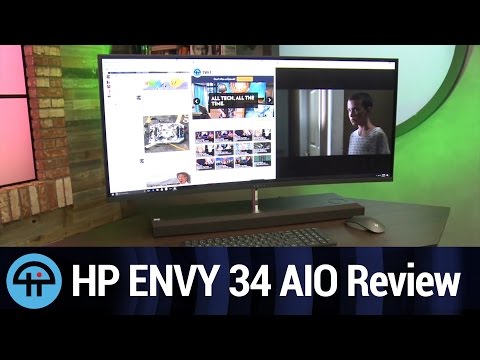 HP ENVY 34 Curved All-in-One (2017) Review