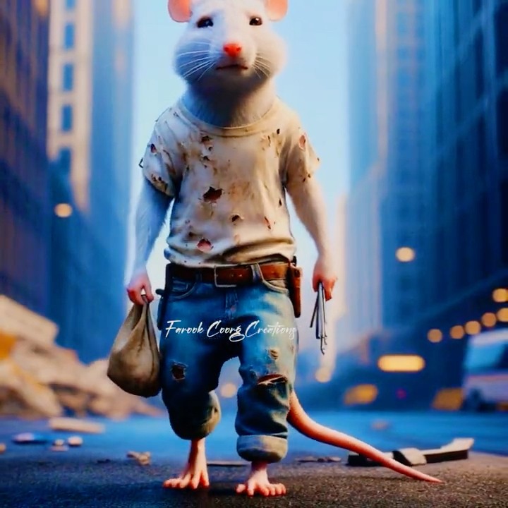 A poor rat be come a Billionaire #funny #live #animation - YouTube