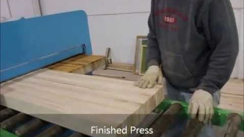 Shuffleboard Table Manufacturing: Glue Up Process