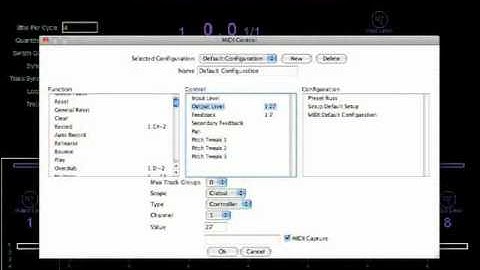 Programming the Behringer FCB1010 for use with Mobius Live Looping Software