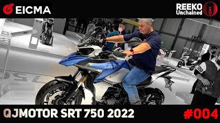 QJMOTOR SRT 750 2022 : L'autre TRK 800 ! | EICMA 2021  🔴 REEKO Unchained MOTOR NEWS