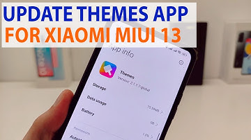 New UPDATE for XIAOMI MIUI 13 THEMES App - NEW FEATURES