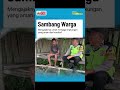 Aipda Wasis Untarso melaksanakan sambang warga mengajaknya menjaga lingkungan yang aman dan kondusif