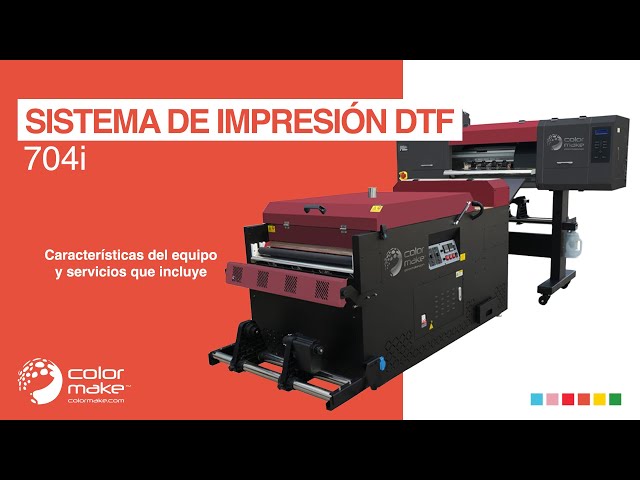 𝗜𝗺𝗽𝗿𝗲𝘀𝗼𝗿𝗮s 𝗗𝗧𝗙 𝟳𝟬𝟰𝗶 𝗛𝗶𝗴𝗵 𝗦𝗽𝗲𝗲𝗱, Sistema de impresión  DTF