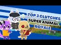 Top 3 clutches in super animal royale  super animal royale pro gameplay