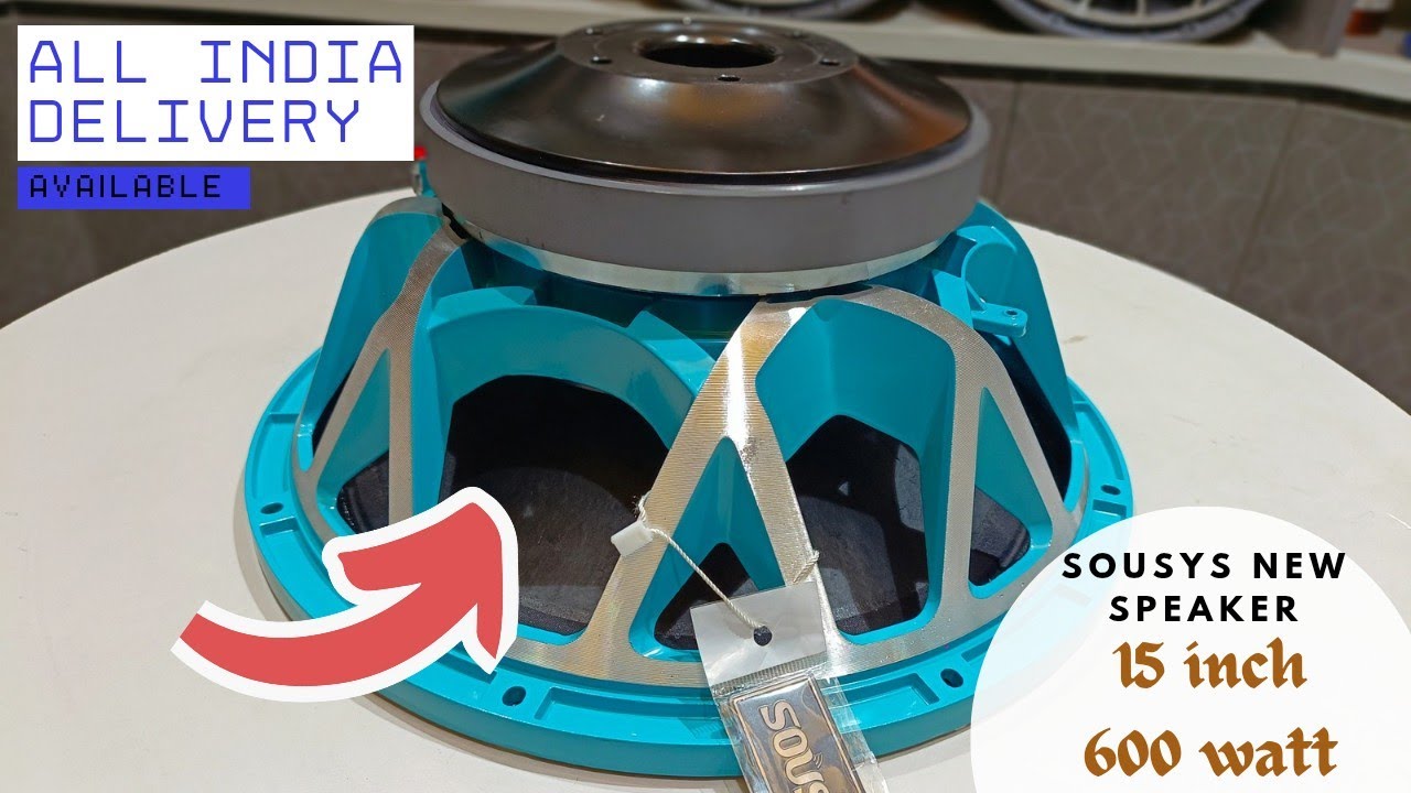 Sousys New Dj speaker 15 inch 600 watt Full Review | Best Quality and price Speaker