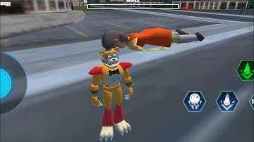 Bear Rope Hero, Security City - Gameplay Walkthrough Part 1 Boss Mode Squid Doll