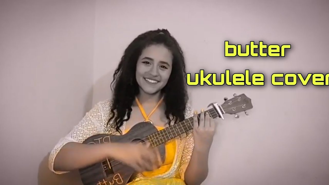 Butter song BTS ukulele cover with chords by Jenna Omar YouTube
