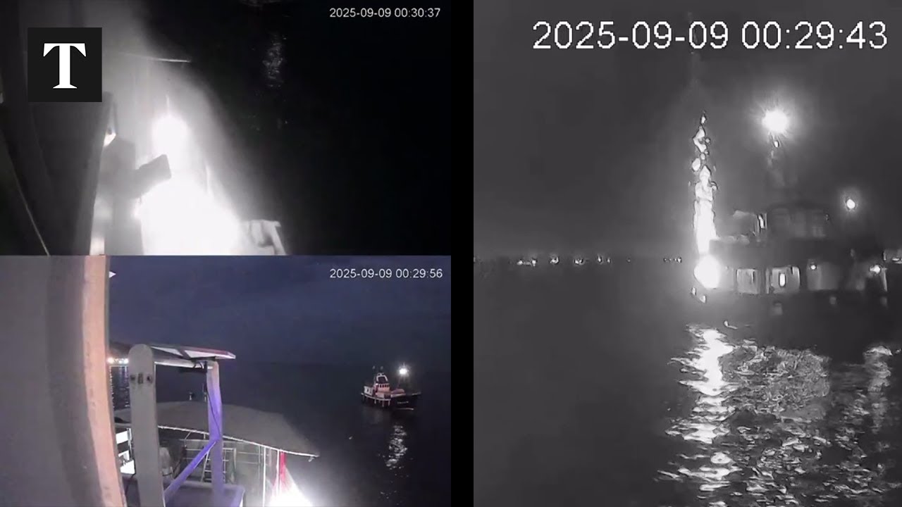 Greta Thunberg Flotilla Boat ‘Struck by Drone’ Before Gaza Mission