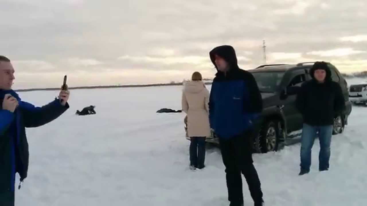 Прадо Клуб Архангельск,поездка в Ломоносова 31.01.15 - YouTube