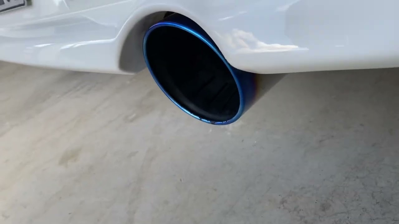 Evo 8MR cold start & cold/warm idle HKS super turbo catback exhaust