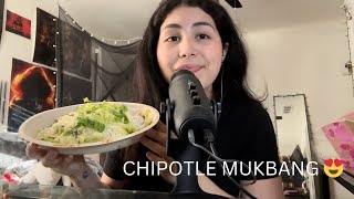 Chipotle Burrito Bowl ASMR *mukbang* 🌶️