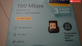 Tp-Link Tl-Wn725N 150Mbps Wireless N Nano Usb Adapter The Technoboy